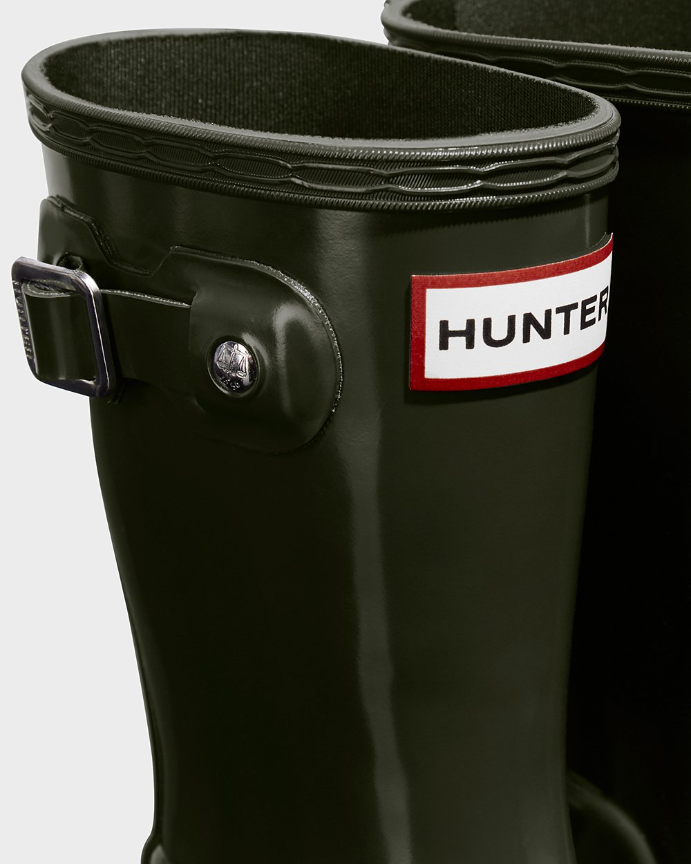 Galochas Hunter Criança Verde Escuro Oliva - Original Little Gloss - 93VUGWKNM
